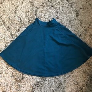 H&M Teal Circle Skirt
